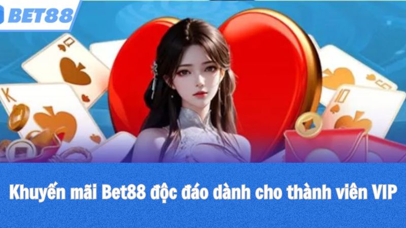 Mã khuyến mãi Bet88 độc đáo dành cho thành viên VIP